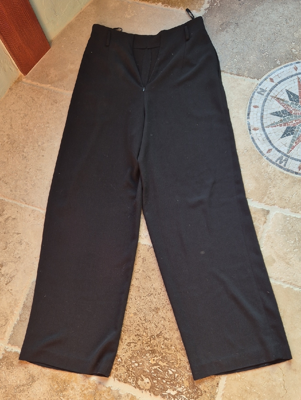 Black Isda & Co Wide Leg Pants Sz 8